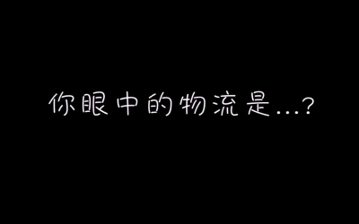 Logistics in Your Eyes（你眼中的物流）